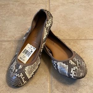 Snake Skin Ballet Shoes
